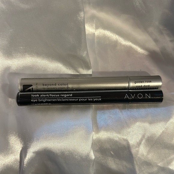 Avon Look Alert Eye Brightener Medium & Lip Recovery-Beyond Color “Golden Rose” - Picture 1 of 3